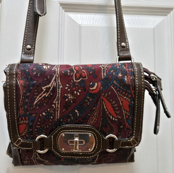 Chaps jeweltone paisley crossbody purse - Picture 5 of 10